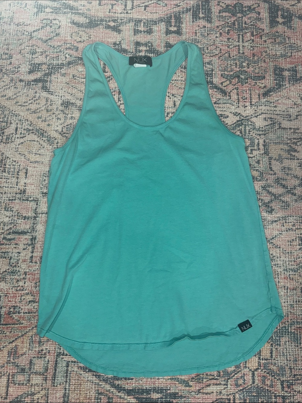 NUX Women's Racerback Tank in Teal